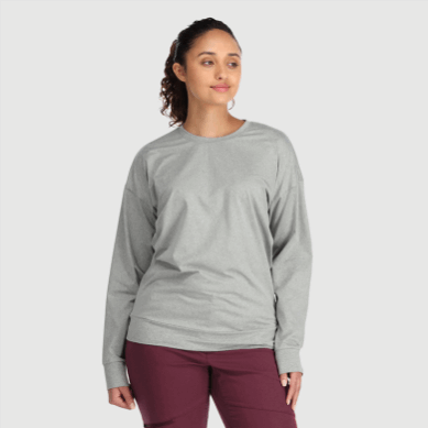 Outdoor UK Women's Melody L/S Light Pewter Heather