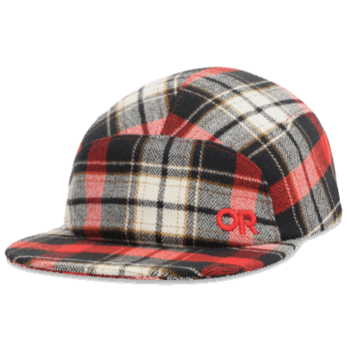 Outdoor UK Feedback Flannel Cap Cranberry Plaid