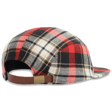 Outdoor UK Feedback Flannel Cap Cranberry Plaid