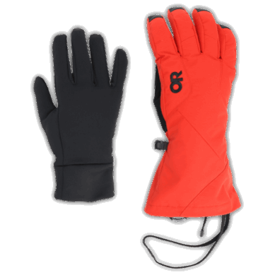 Outdoor UK Men's Adrenaline 3-In-1 Gloves Black