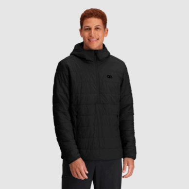 Outdoor UK Men's Shadow Insulated Anorak Black