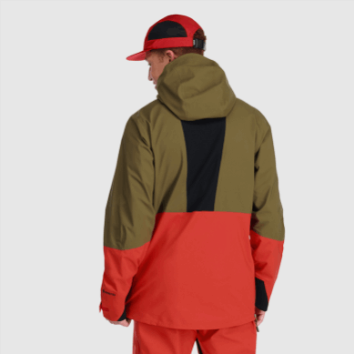 Outdoor UK Men's Hemispheres Ii Gore-Tex® Jacket Loden/Cranberry