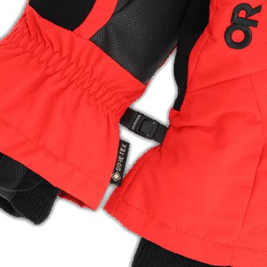 Outdoor UK Men's Revolution Under Cuff Gore-Tex Gloves Black