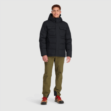 Outdoor UK Men's Del Campo Down Parka Black