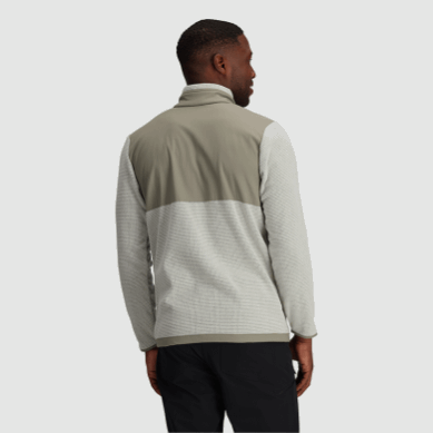 Outdoor UK Men's Trail Mix Quarter Zip Pullover Sand