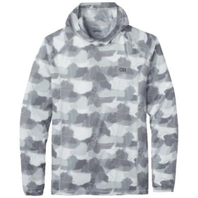 Outdoor UK Men's Echo Printed Hoodie Snow Camo