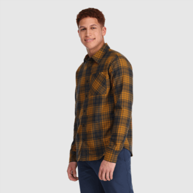 Outdoor UK Men's Kulshan Flannel Shirt Tapenade Plaid