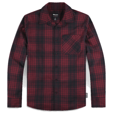 Outdoor UK Men's Kulshan Flannel Shirt Kalamata Plaid