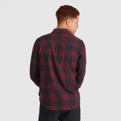 Outdoor UK Men's Kulshan Flannel Shirt Kalamata Plaid