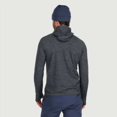 Outdoor UK Men's Alpine Onset Merino 150 Hoodie Charcoal Heather