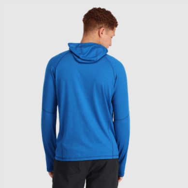 Outdoor UK Men's Alpine Onset Merino 150 Hoodie Classic Blue