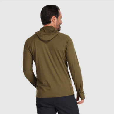 Outdoor UK Men's Alpine Onset Merino 150 Hoodie Loden