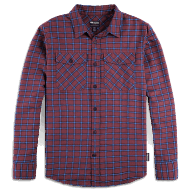 Outdoor UK Men's Feedback Flannel Shirt Light Kalamata Plaid