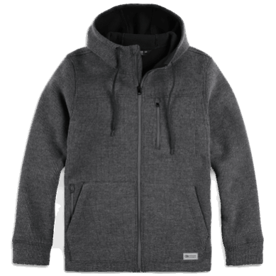 Outdoor UK Men's Flurry Hoodie Charcoal