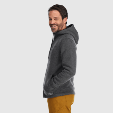 Outdoor UK Men's Flurry Hoodie Charcoal