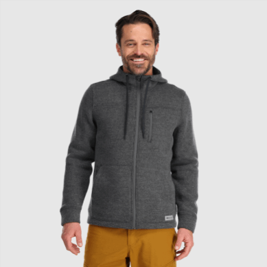 Outdoor UK Men's Flurry Hoodie Charcoal