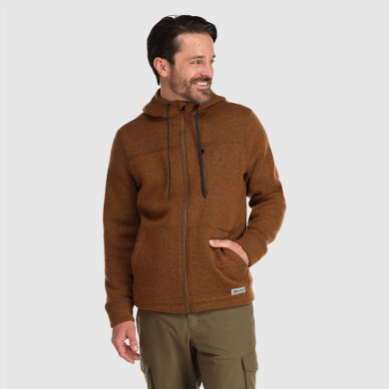 Outdoor UK Men's Flurry Hoodie Saddle