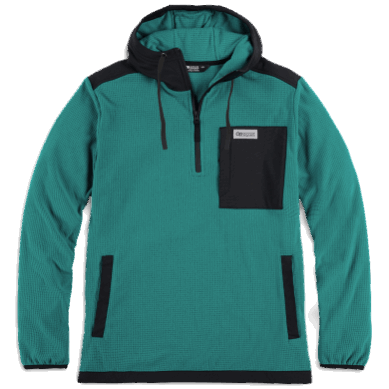 Outdoor UK Men's Trail Mix Pullover Hoodie Deep Lake/Black