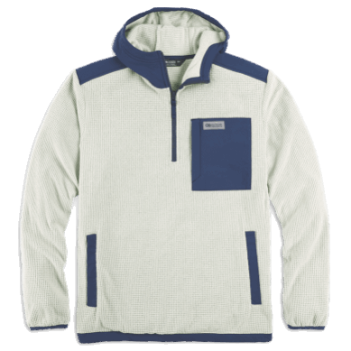 Outdoor UK Men's Trail Mix Pullover Hoodie Sand/Naval Blue