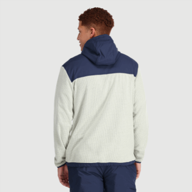 Outdoor UK Men's Trail Mix Pullover Hoodie Sand/Naval Blue