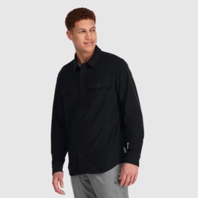 Outdoor UK Men's Trail Mix Shirt Jacket Black