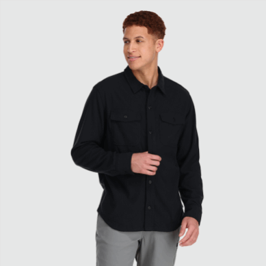Outdoor UK Men's Trail Mix Shirt Jacket Black