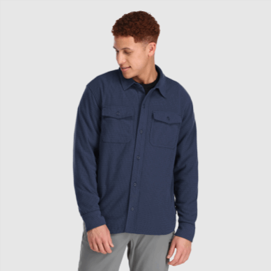 Outdoor UK Men's Trail Mix Shirt Jacket Naval Blue