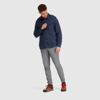 Outdoor UK Men's Trail Mix Shirt Jacket Naval Blue