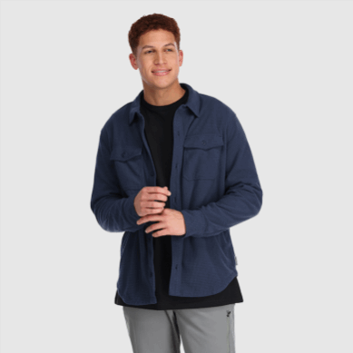 Outdoor UK Men's Trail Mix Shirt Jacket Naval Blue