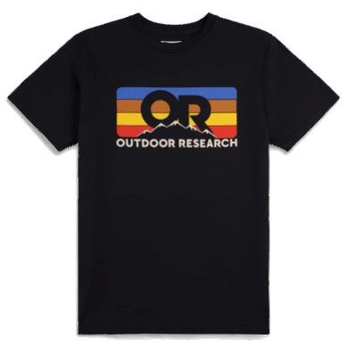 Outdoor UK Or Advocate Stripe T-Shirt Black