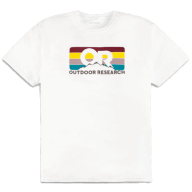 Outdoor UK Or Advocate Stripe T-Shirt White