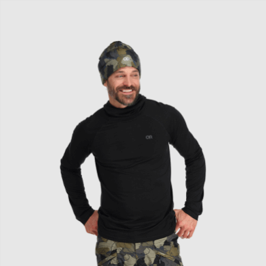 Outdoor UK Coldfront Down Beanie Black