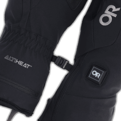 Outdoor UK Men's Sureshot Heated Softshell Gloves Black