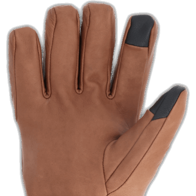 Outdoor UK Deming Sensor Gloves Chocolate Natural